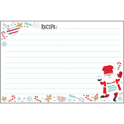 Baking Santa Recipe Cards