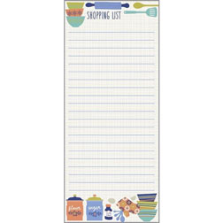 Kitchen Design Magnetic Shopping List Pad
