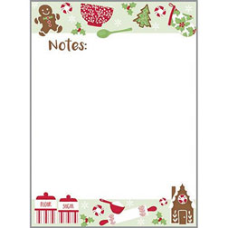 Baking Spirits Bright Memo Pad