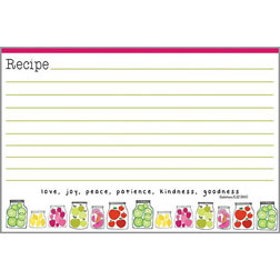 Jars Recipe Cards