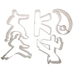 Karate Cookie Cutter Set