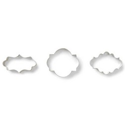 Plaque Cookie Cutter Set 3pc