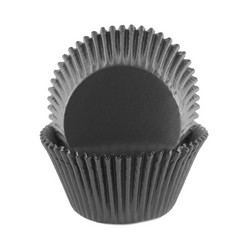 Black Foil Jumbo Cupcake Liners
