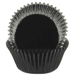 Black Foil Cupcake Liners