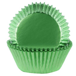 Green Foil Cupcake Liners