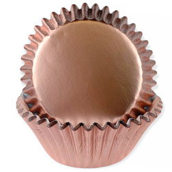 Rose Gold Foil Cupcake Liners