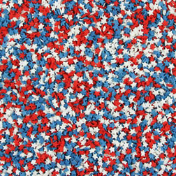 Mini Red, White & Blue Stars Edible Confetti