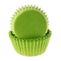 Lime Green Mini Cupcake Liners