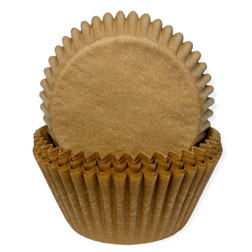 Kraft Brown Cupcake Liners