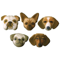 Dec-Ons® Molded Sugar - Dog Assortment