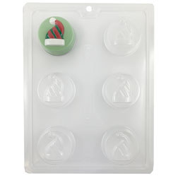 Christmas Hat Chocolate Cookie Mold