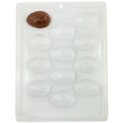 Decorated Easter Eggs Chocolate Mold