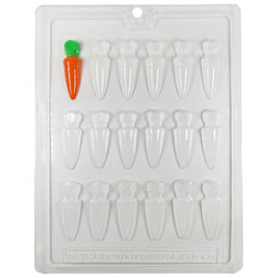 Small Carrot Chocolate Mold