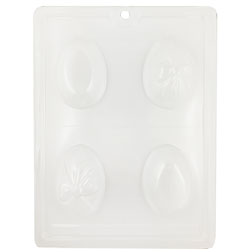 Easter Egg with Bow Chocolate Mold | Flat