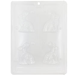 Small Sitting Bunny Chocolate Mold