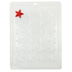 Medium Stars Chocolate Mold