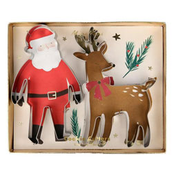 Santa & Reindeer Cookie Cutter Set