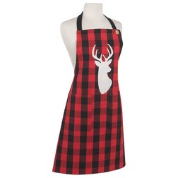 Buffalo Check with Dear Apron - Adult