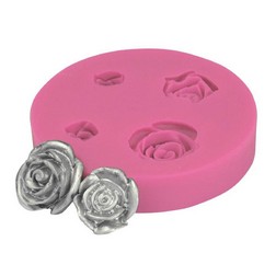 Assorted Rose Silicone Mold