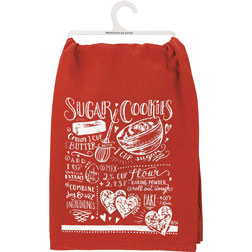 Sugar Cookie Recipe Kitchen Towel