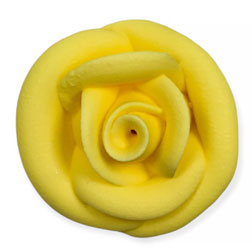 Yellow Royal Icing Roses