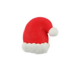 Mini Santa Hat Icing Decorations