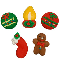 Christmas Fun Assortment Icing Decorations