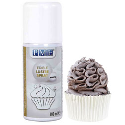 White Edible Lustre Spray