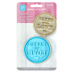 Baked with Love Cookie Cutter Stamp