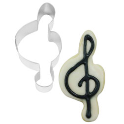 G Clef Cookie Cutter