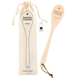 Santa's Cookie Tester Wooden Spoon