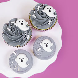 Flying Ghost Icing Decorations