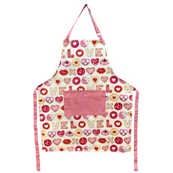 Valentine Cookies Apron - Adult