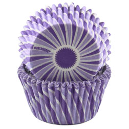 Purple Swirl Cupcake Liners