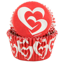 Sweet Heart Cupcake Liners