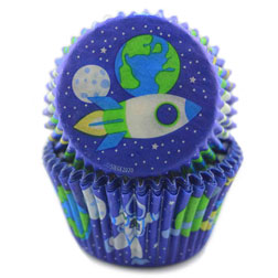 Outer Space Cupcake Liners