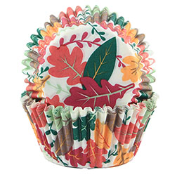 Fall Leaves Cupcake Liners