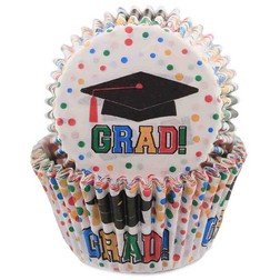 Grad! Cupcake Liners
