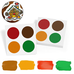 Christmas Color Paint Palette