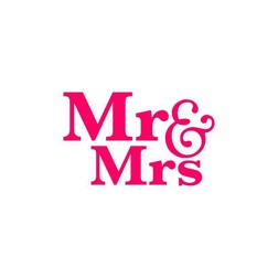 Mr & Mrs Cookie Stencil