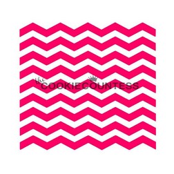 Narrow Chevron Cookie Stencil