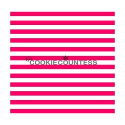 Narrow Stripe Cookie Stencil