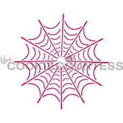 Spider Web Cookie Stencil