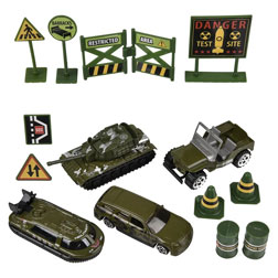 Military Cake Topper Set