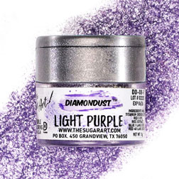 Light Purple Diamond Dust Edible Glitter