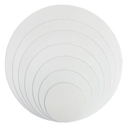 White Round Sturdy Boards