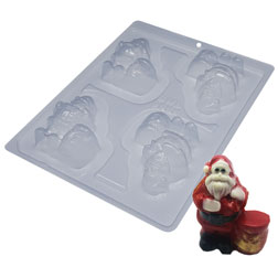 Santa Three Part Chocolate Mold