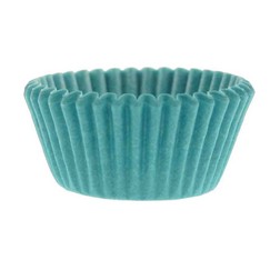 Turquoise Mini Cupcake Liners