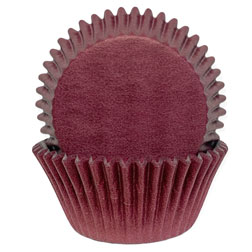 Solid Burgundy Cupcake Liners