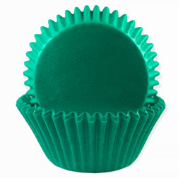 Solid Teal Green Cupcake Liners